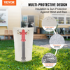 VEVOR - Cubierta para bomba de pozo de fibra de algodón 20'' de ancho x 34'' de alto 600D PVC