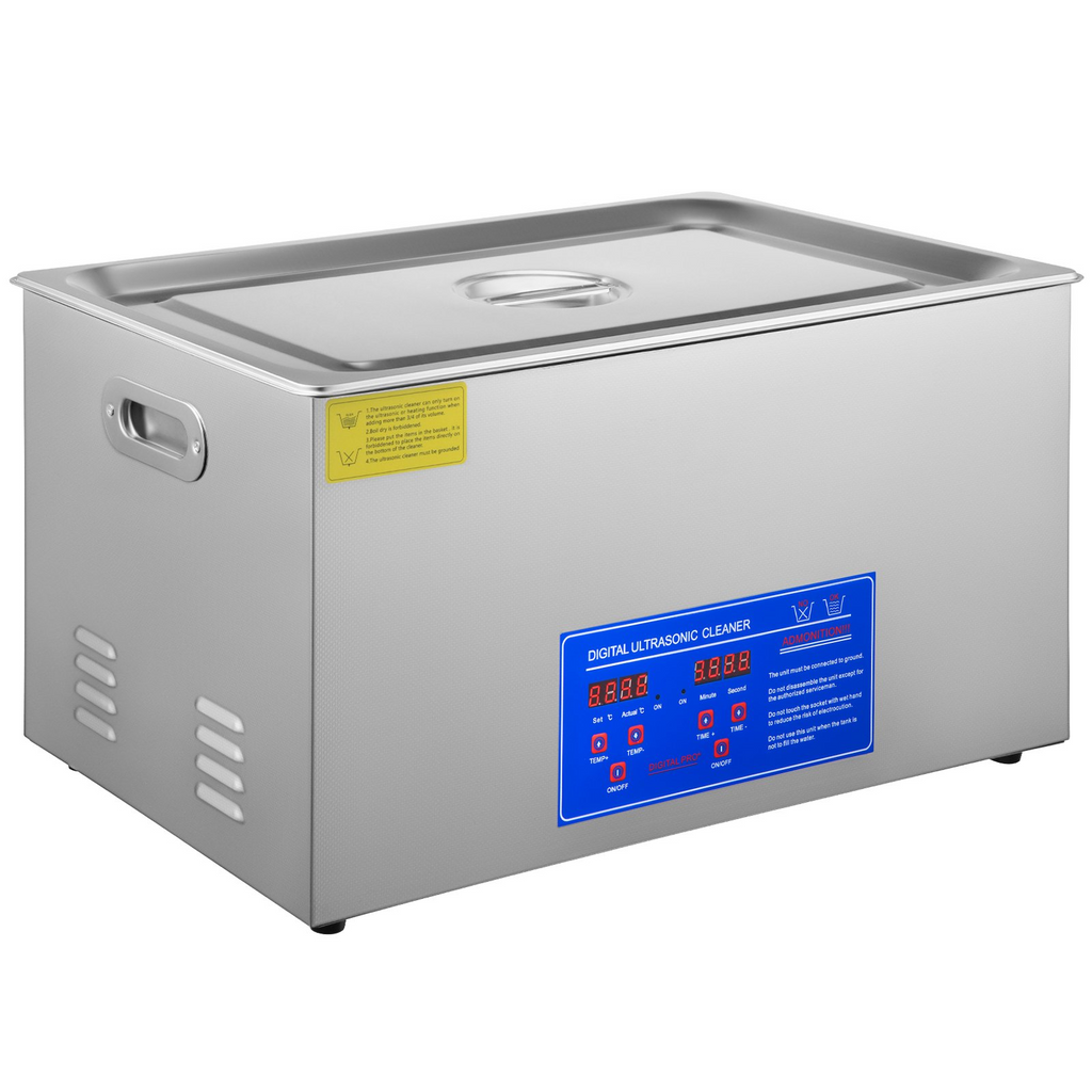 Limpiador ultrasónico industrial VEVOR de 22 l con temporizador 40 kHz de 110 V