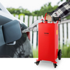 VEVOR Tanque de combustible portátil de 30 galones, 23,5 l/min, 180 W, con ruedas de bomba eléctrica, tanque de almacenamiento de transferencia de combustible para aceite lubricante diésel JH2