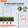 VEVOR Valla de jardín de 24 pulgadas (alto) x 30 pies (largo) paquete de 28