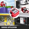 Medidor de combustible mecánico VEVOR Medidor de flujo de combustible de 20 GPM Medidor de transferencia de combustible con pantalla de lotes de 3 dígitos Medidor de flujo de combustible diésel de 1 pulgada