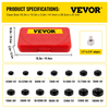 Juego de llaves de filtro de aceite VEVOR 14 piezas de 3/8"