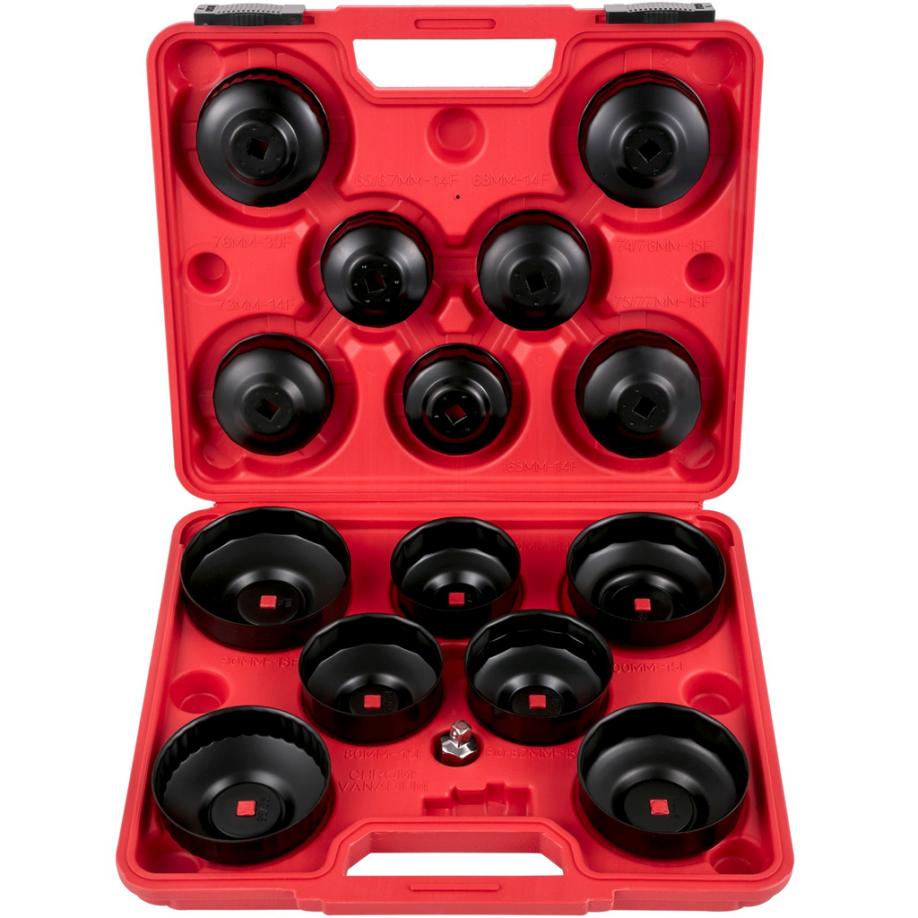 Juego de llaves de filtro de aceite VEVOR 14 piezas de 3/8"