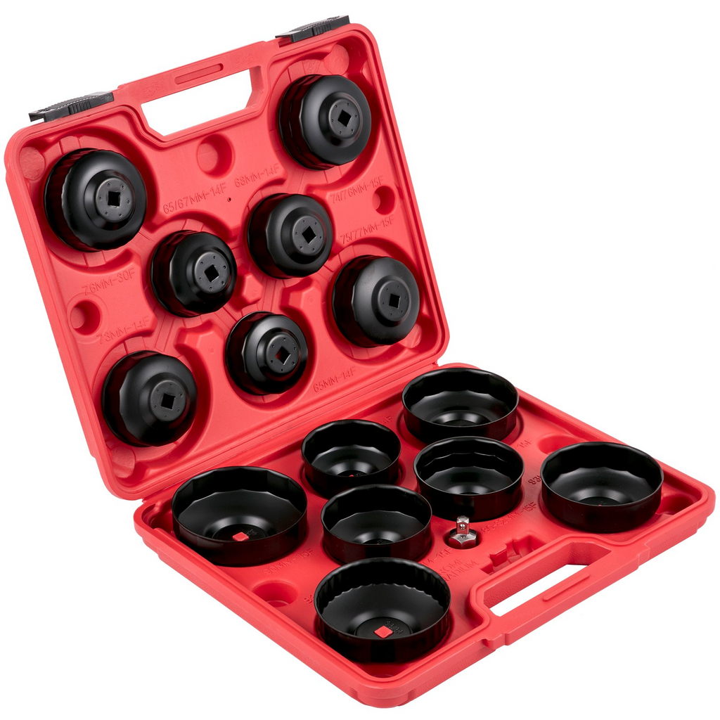 Juego de llaves de filtro de aceite VEVOR 14 piezas de 3/8"