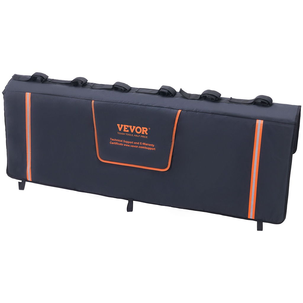 Almohadilla protectora para portón trasero de 62 pulgadas para camioneta con capacidad para 6 bicicletas