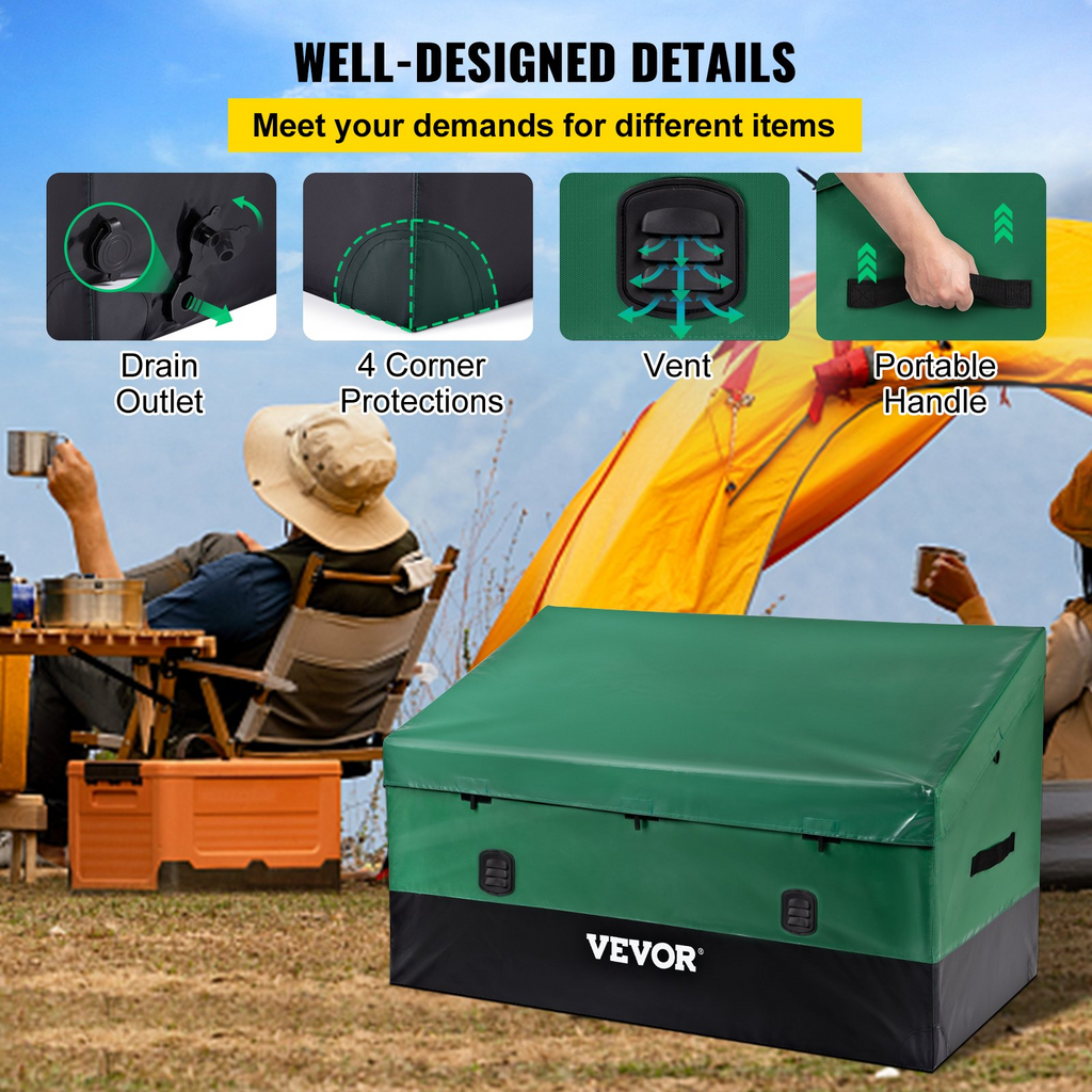 Caja de almacenamiento para exteriores VEVOR