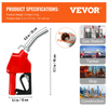 Boquilla de combustible automática VEVOR con cierre de combustible, boquilla de 3/4" NPT y 15/16" para recarga de combustible diésel  JH2
