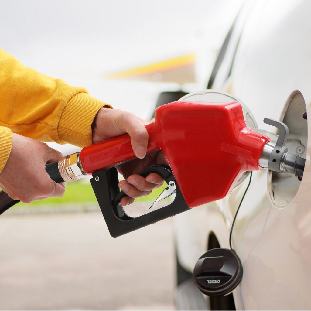 Boquilla de combustible automática VEVOR con cierre de combustible, boquilla de 3/4" NPT y 15/16" para recarga de combustible diésel  JH2