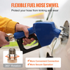Boquilla de combustible automática VEVOR con cierre de combustible, boquilla de 3/4" NPT y 13/16" para recarga de combustible diésel  JH2