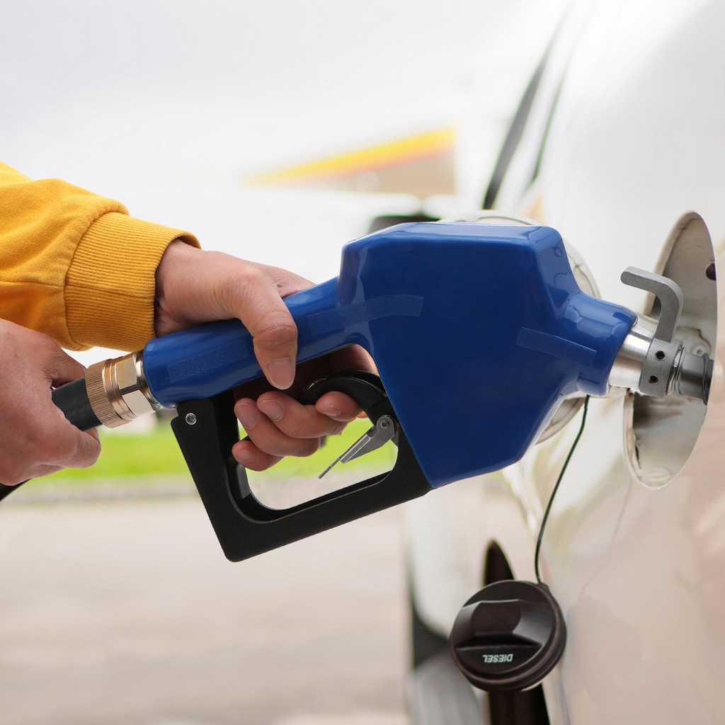 Boquilla de combustible automática VEVOR con cierre de combustible, boquilla de 3/4" NPT y 13/16" para recarga de combustible diésel  JH2