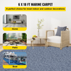VEVOR Alfombra marina gris de 1,80 x 5,49 m para barco