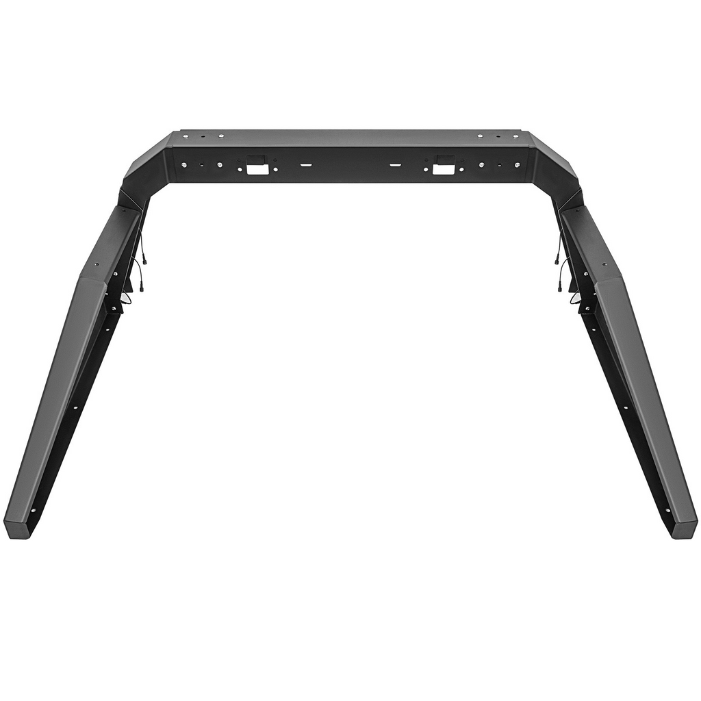 VEVOR - Barra antivuelco para camión ajustable con 6 luces laterales auxiliares de color ámbar ajuste universal para camionetas