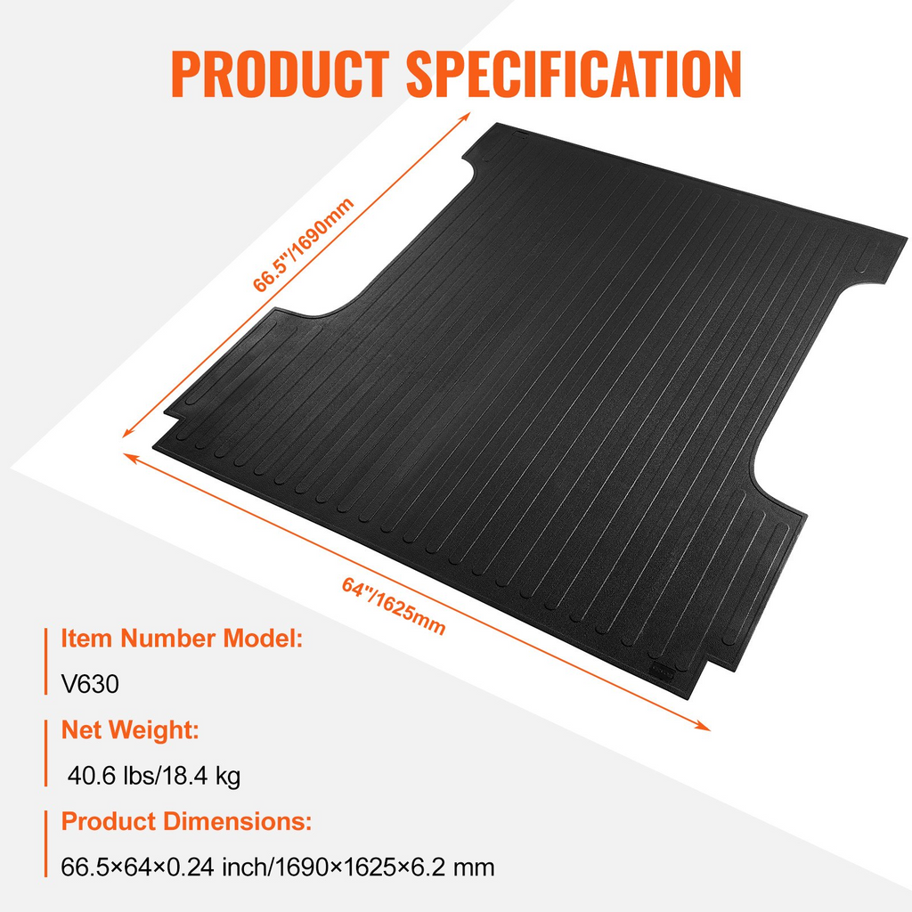 VEVOR - Alfombrilla para caja de camioneta