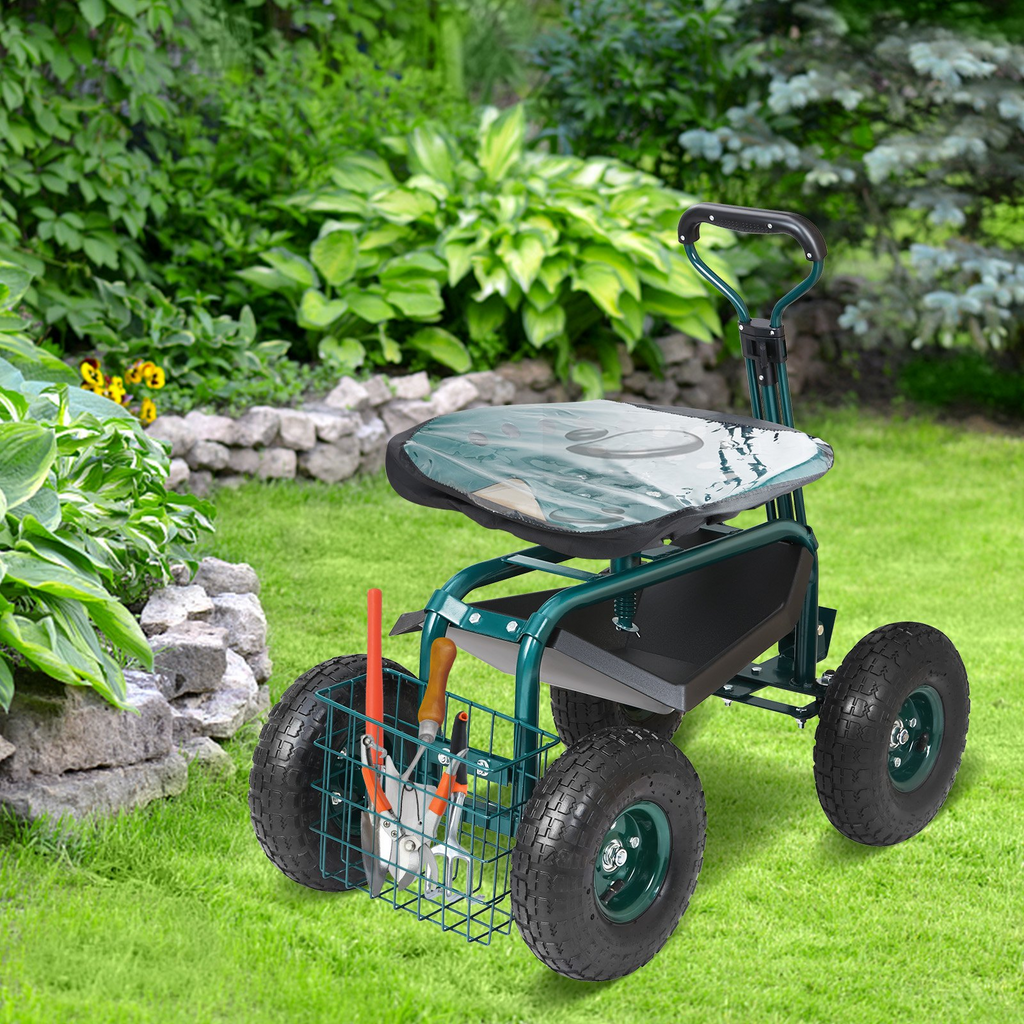 VEVOR - Carrito de jardín con ruedas
