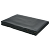 Lona de malla para camión volquete VEVOR 7,5 x 18 pies resistente revestida de PVC negra con bolsillo doble de 5,5" 18 oz