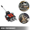 Válvula hidráulica VEVOR de control de joystick de 2 carretes control direccional hidráulico de 11 gpm de doble acción