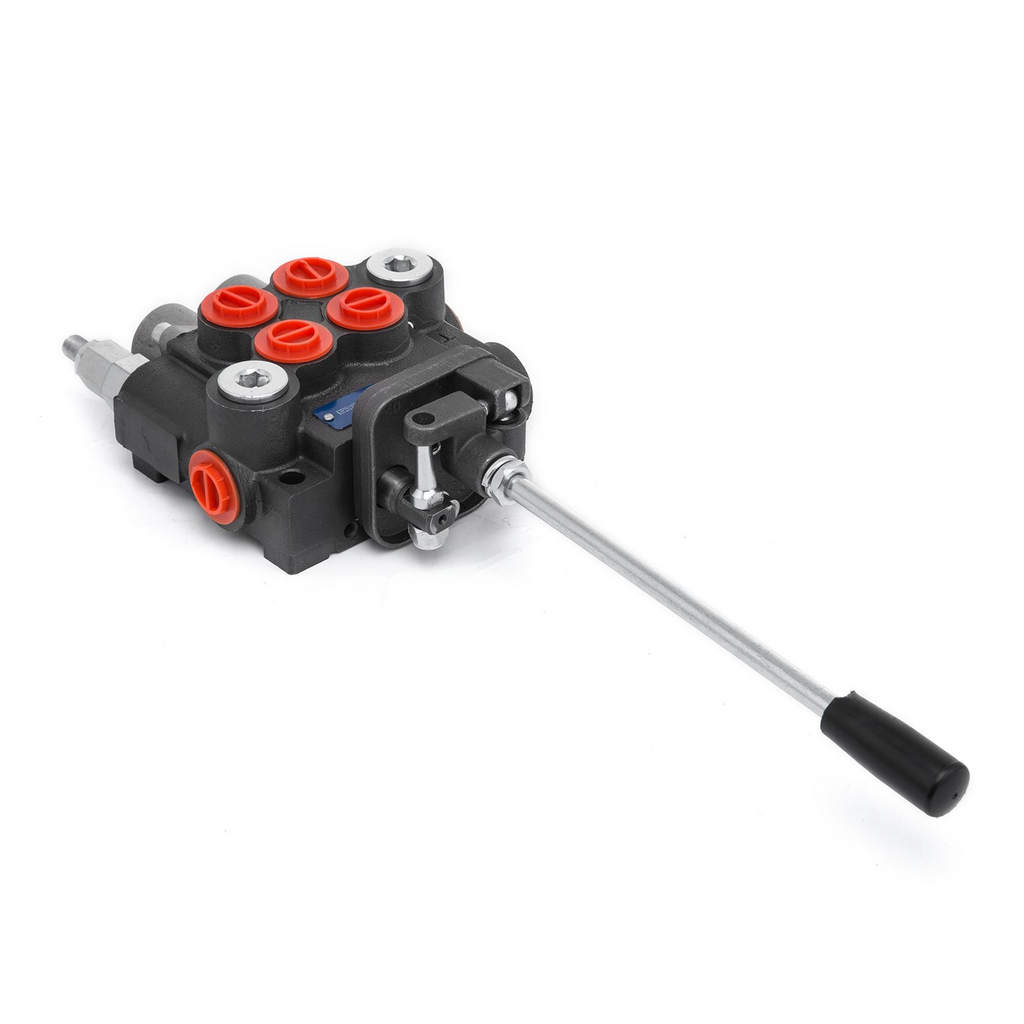 Válvula hidráulica VEVOR de control de joystick de 2 carretes control direccional hidráulico de 11 gpm de doble acción