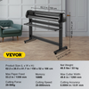 Cortadora de vinilo VEVOR 53 pulgadas con soporte
