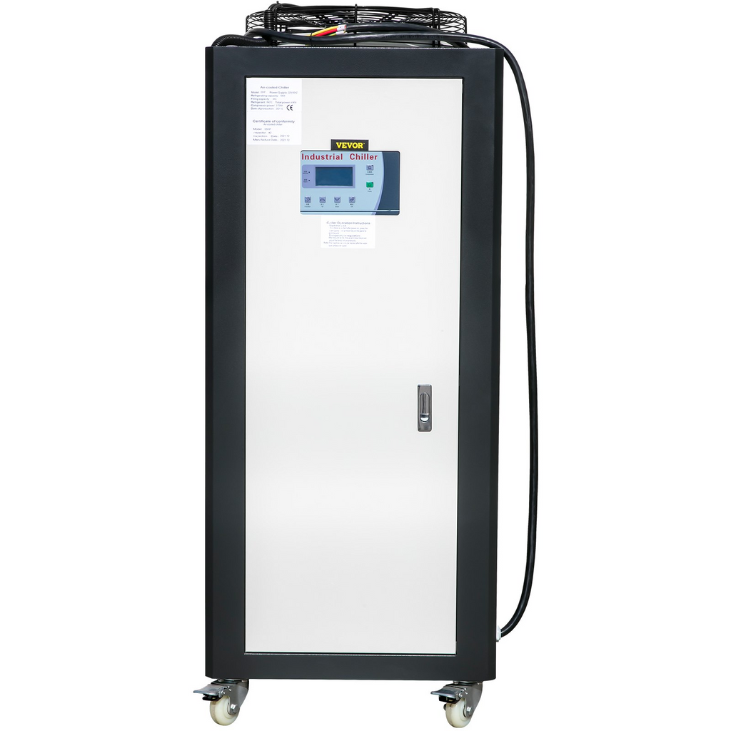 Enfriador industrial refrigerado por aire VEVOR de 5 toneladas compresor Panasonic de 5 HP