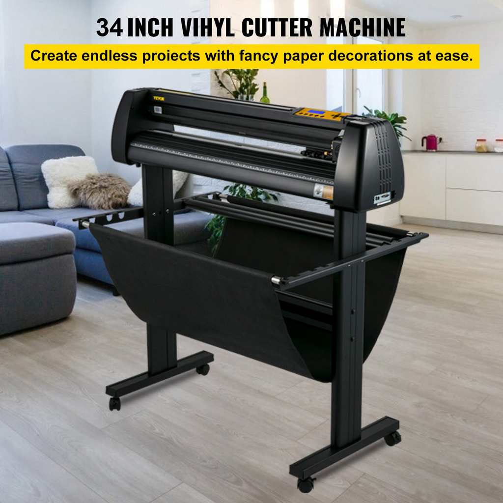 Cortadora de vinilo VEVOR 34'' LCD con software Signmaster