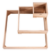 VEVOR - Macetero elevado de madera para jardín 44,5 x 44,5 x 20,1 pulgadas