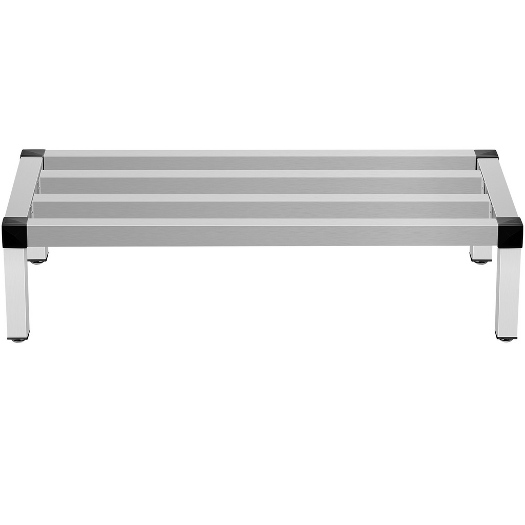 Estante de almacenamiento de aluminio VEVOR 48'' x 14'' 8'' del piso capacidad de 1000 lb