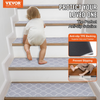 VEVOR Stair Treads, Stairs Carpet Non Slip 9" x 28", Indoor Stair Runner for Wooden Steps, Anti Slip Carpet Soft Edging Stair Rugs Mats for Kids Elders and Dogs, 15 pcs, Light Gray