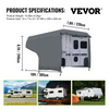 VEVOR - Funda para caravana de 8 a 10 pies