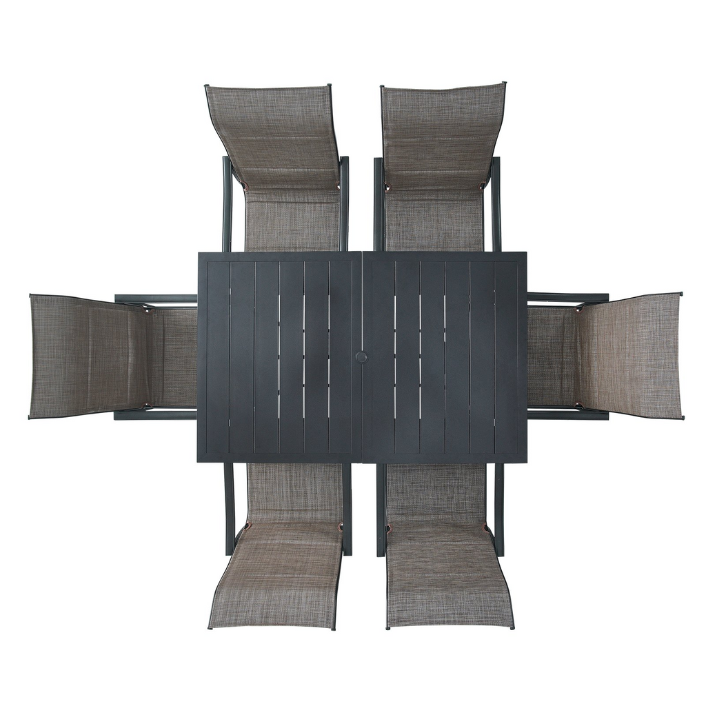 VEVOR Juego de comedor para patio de 7 piezas