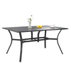 VEVOR Juego de comedor para patio de 7 piezas