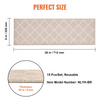 VEVOR - Alfombra antideslizante para escaleras de 23 x 71 cm para interiores