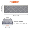 VEVOR - Alfombra antideslizante para escaleras de 23 x 71 cm para interiores