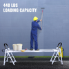 Tablón de trabajo de aluminio VEVOR de 8 a 13 pies con capacidad de 440 libras ancho de 12,5 pulgadas