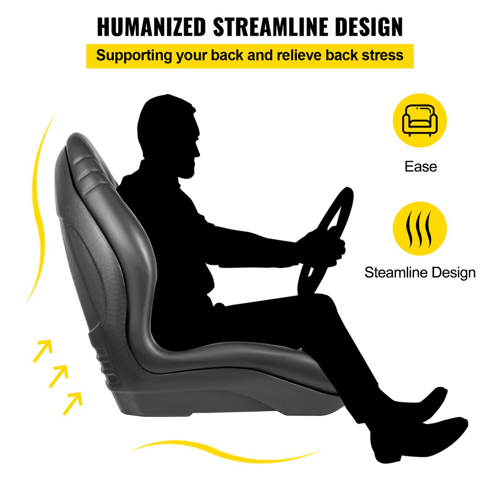 VEVOR - Asiento de tractor universal de repuesto paquete de 2