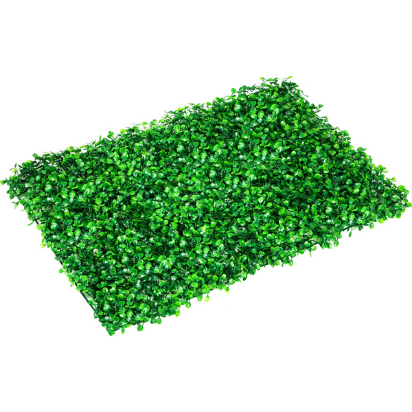 10 piezas Paneles de pared Césped artificial 24X16 "4 cm