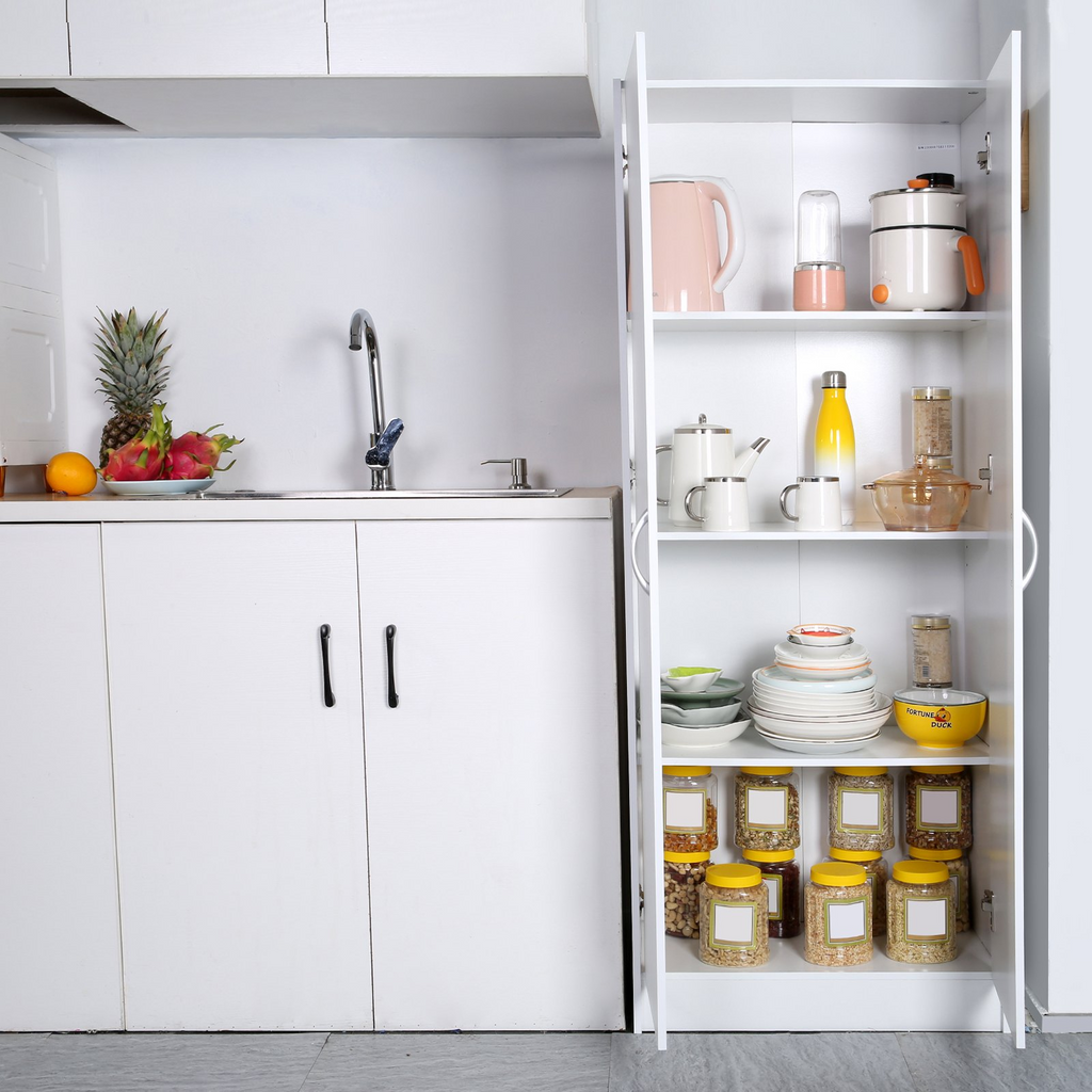 Despensa de cocina VEVOR de 60" de alto capacidad de carga de 110 lb