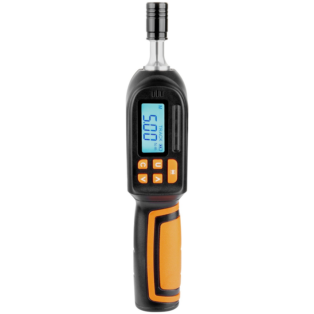 Destornillador dinamométrico digital VEVOR de 1/4" para electricistas con pantalla LCD rango de torsión de 2,65 a 70,67 in-lbs