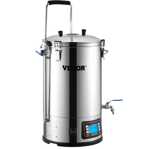 Sistema de elaboración de cerveza eléctrico VEVOR  de 9,2 galones/35 L  potencia de 100-1800 W temperatura de 25-100 ℃