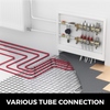 Tubo PEX VEVOR de 3/4" x 300 pies con barrera de oxígeno O2 EVOH Pex-B rojo