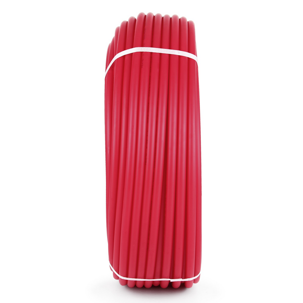 Tubo PEX VEVOR de 3/4" x 300 pies con barrera de oxígeno O2 EVOH Pex-B rojo