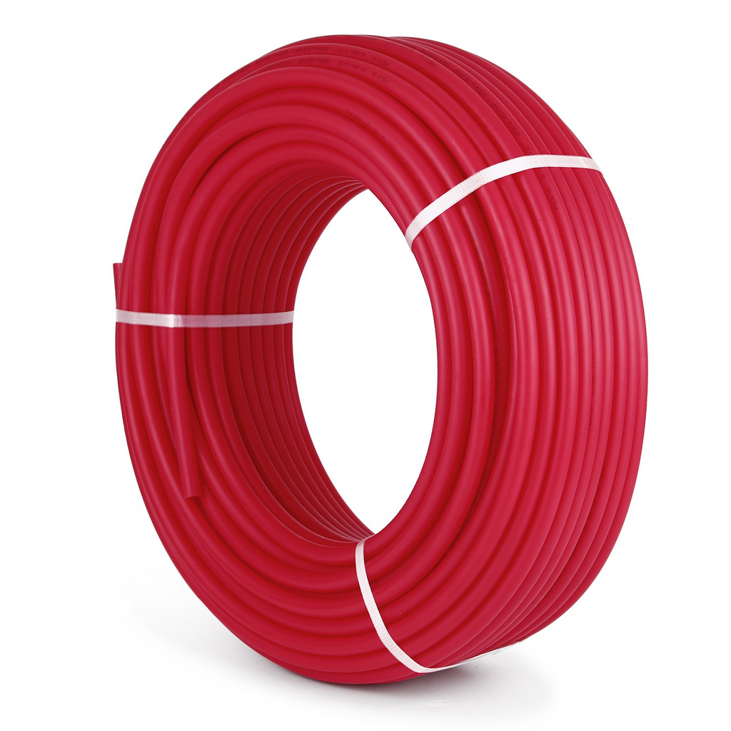 Tubo PEX VEVOR de 3/4" x 500 (3/4" O2-Barrier, 500 pies/rojo)