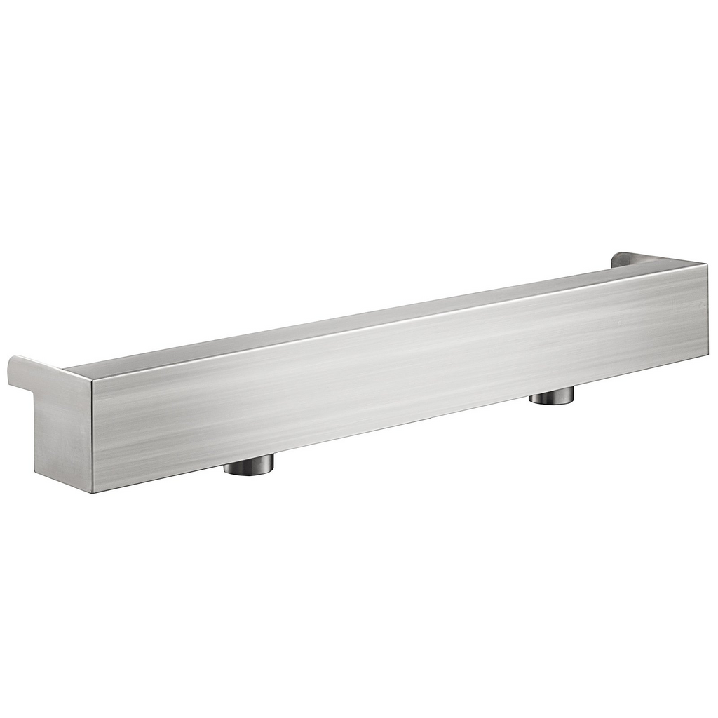 Fuente de piscina VEVOR de acero inoxidable con cascada de 60 x 11,4 x 7,9 cm