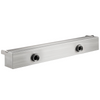 Fuente de piscina VEVOR de acero inoxidable de 23,6" x 4,5" x 3,1" (ancho x profundidad x alto) con tira de luz LED