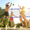 VEVOR Sistema de red de voleibol portátil para exteriores