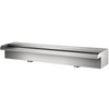 Fuente de piscina VEVOR de acero inoxidable con cascada y conector de tubería rectangular para jardín y exterior (59,1")