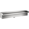 Fuente de piscina VEVOR de acero inoxidable con cascada y conector de tubería rectangular para jardín y exterior (17,7")