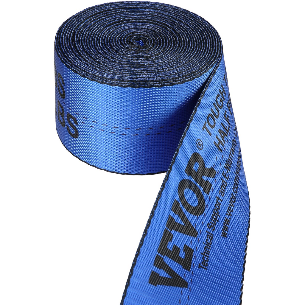Correas de cabrestante VEVOR 4" x 30' capacidad de carga de 6000 lb resistencia a la rotura de 18000 lb (paquete de 10)