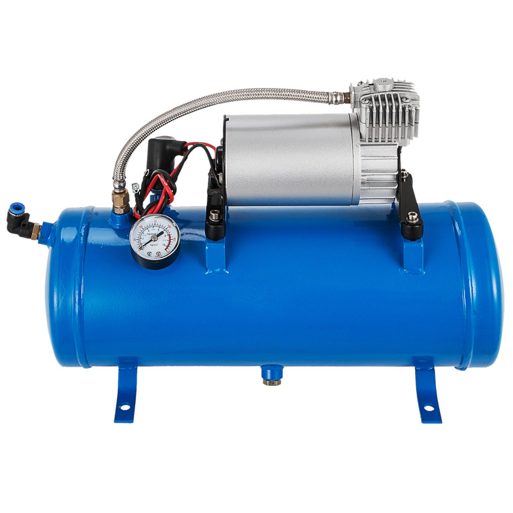 Compresor de aire VEVOR de 12 V con bocina de tren y tanque de 150 PSI