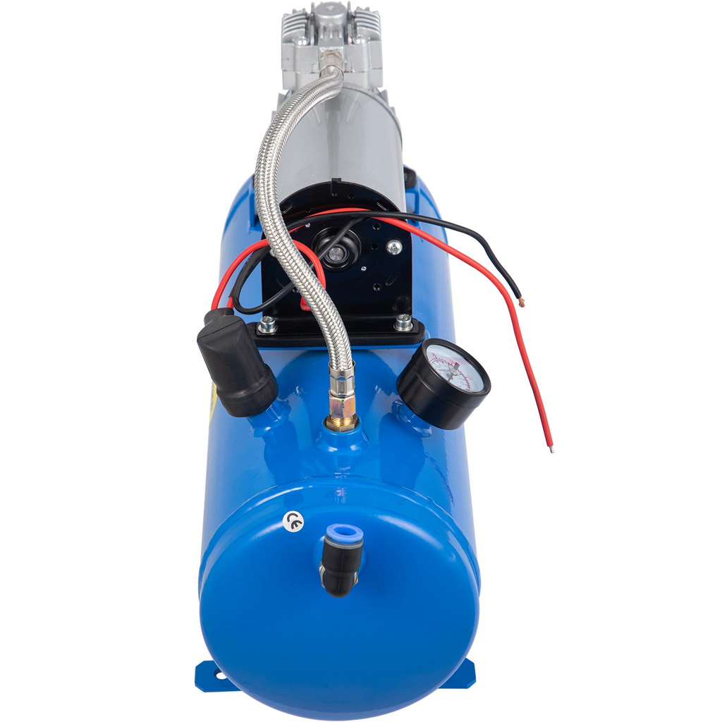 Compresor de aire VEVOR de 12 V con bocina de tren y tanque de 150 PSI
