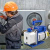 Bomba de vacío VEVOR de 3.6 CFM y 1/4 HP + cámara de vacío de 3 galones acero inoxidable JH2